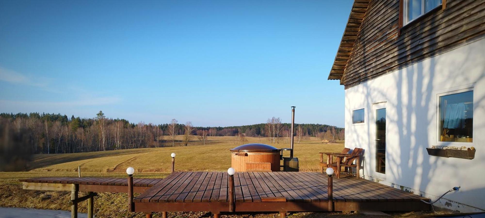 Guesthouse, Sauna & Jacuzzi In Gauja Valley - Kakukalns Straupe Extérieur photo