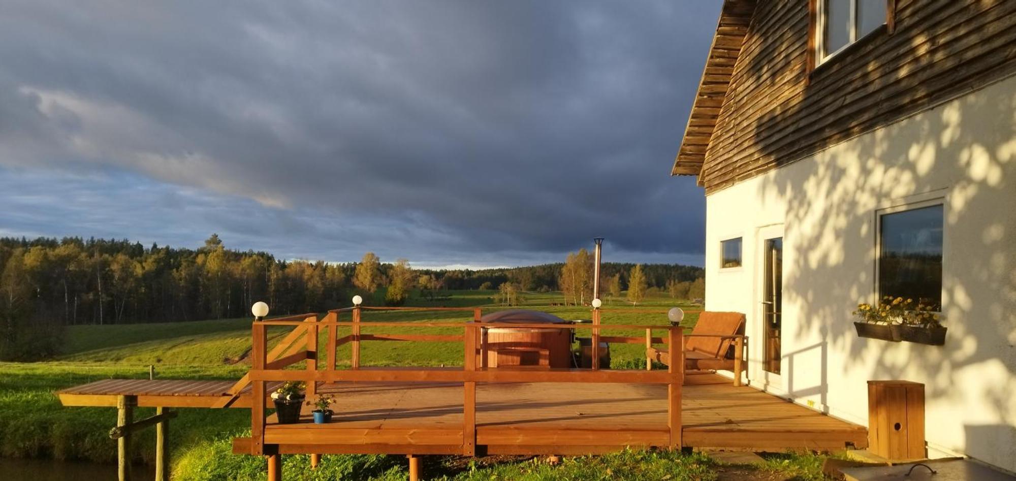 Guesthouse, Sauna & Jacuzzi In Gauja Valley - Kakukalns Straupe Extérieur photo
